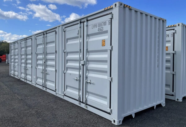 40ft High Cube Shipping Storage Container W/4 Side Doors Conex Free Shipping